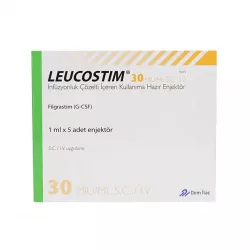 Лейкостим (Филграстим) аналог Нейпомакс р-р для в/в и п/к вв 30 млн ЕД (300мкг) №1 фото